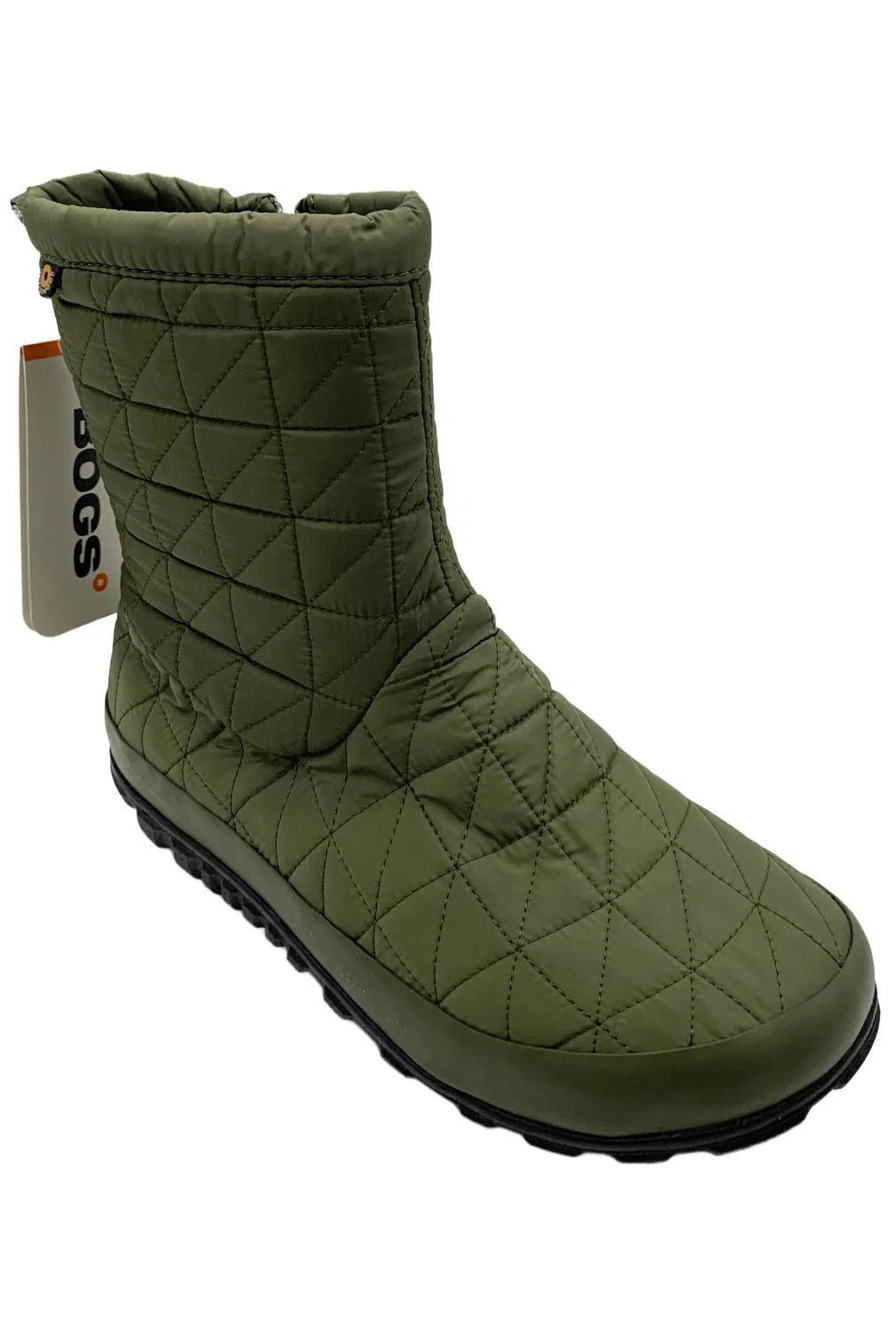 BOGS Women's Snowday II Mid Snow Ankle Boot Loden/Green - Medium